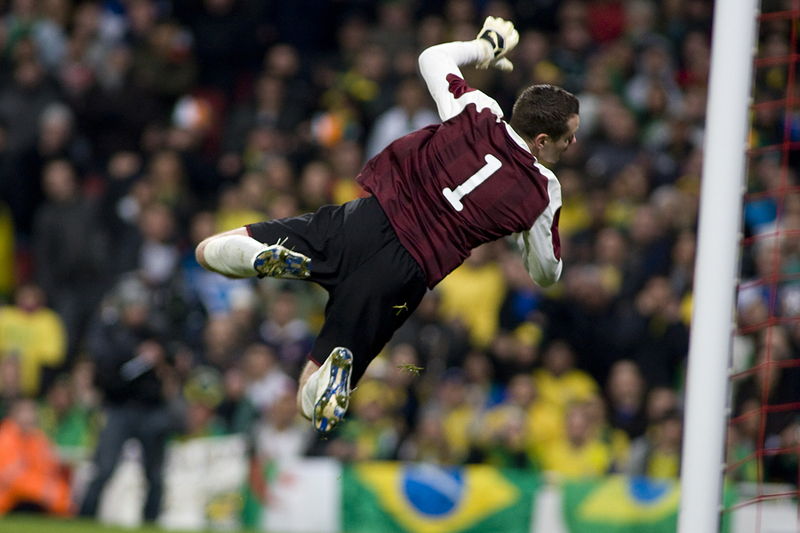 shay given acrobatic save for ireland